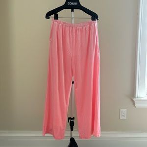 New velvet pink pants